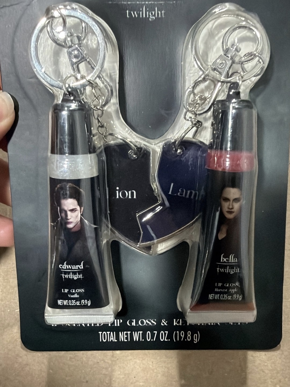 Twilight Duo Lip Gloss Keychain Set